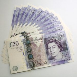 GBP £20 Bills