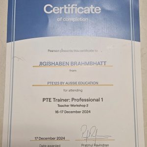 PTE Certificate Without Exam